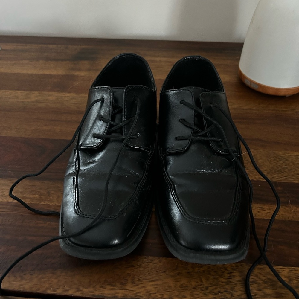 Boys Sonoma Black Oxford Dress Shoes